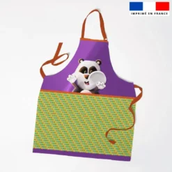 Patron imprimé pour tablier Panda Lou-Stick - Création Stillistic
