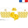 Patron imprimé sur tissu éponge pour poncho de bain motif lionceau aquarelle