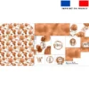 Patron pour organisateur de voiture motif loutre aquarelle + Coupon pochette Offert