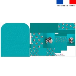 Patron pour organisateur de voiture motif bébé rhino + Coupon pochette Offert - Création Stillistic