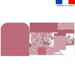Patron pour organisateur de voiture motif tigre blanc + Coupon pochette Offert - Création Stillistic