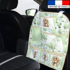 Patron pour organisateur de voiture motif singe aquarelle + Coupon pochette Offert
