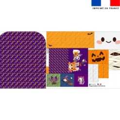 Patron pour organisateur de voiture motif animaux Halloween + Coupon pochette Offert