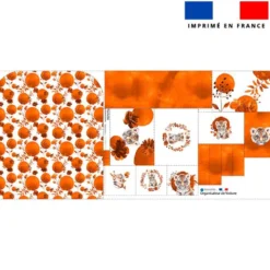 Patron pour organisateur de voiture motif tigre aquarelle + Coupon pochette Offert