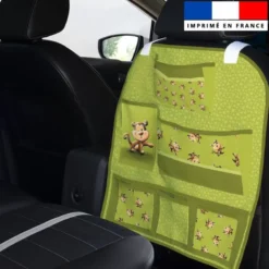 Patron pour organisateur de voiture motif bébé singe + Coupon pochette Offert - Création Stillistic