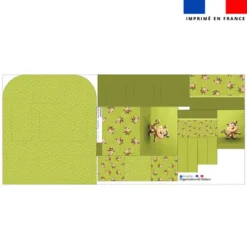 Patron pour organisateur de voiture motif bébé singe + Coupon pochette Offert - Création Stillistic