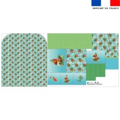 Patron pour organisateur de voiture motif capybara + Coupon pochette Offert - Création Stillistic