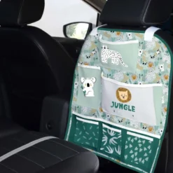 Patron pour organisateur de voiture motif jungle friends + Coupon pochette Offert