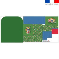 Patron pour organisateur de voiture motif renard foot + Coupon pochette Offert - Création Stillistic