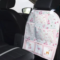 Patron pour organisateur de voiture motif biche aquarelle + Coupon pochette Offert