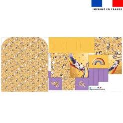 Patron pour organisateur de voiture motif licorne toboggan + Coupon pochette Offert - Création Stillistic