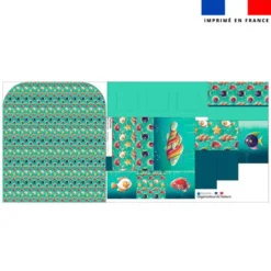 Patron pour organisateur de voiture motif poissons bonbons + Coupon pochette Offert - Création Stillistic