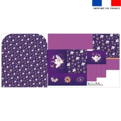 Patron pour organisateur de voiture motif chouette magicienne + Coupon pochette Offert - Création Stillistic