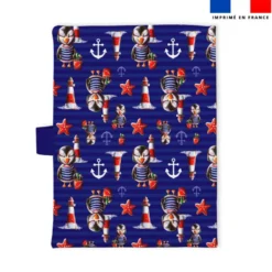 Patron protège carnet de santé personnalisé - Macareux - Création Stillistic