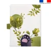 Patron protège carnet de santé personnalisé - Panda aquarelle