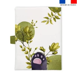 Patron protège carnet de santé personnalisé - Panda aquarelle