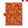 Patron protège carnet de santé personnalisé - Pain au chocolat - Création Stillistic