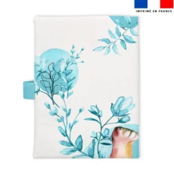 Patron protège carnet de santé personnalisé - Labrador aquarelle