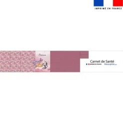 Patron protège carnet de santé personnalisé - Tigre blanc - Création Stillistic