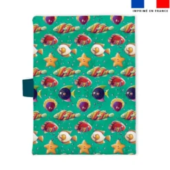 Patron protège carnet de santé personnalisé - Poisson acidulé - Création Stillistic