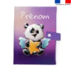 Patron protège carnet de santé personnalisé - Panda Ange - Création Stillistic