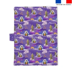Patron protège carnet de santé personnalisé - Panda Ange - Création Stillistic