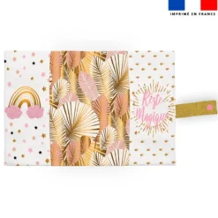 Patron protège carnet de santé personnalisé - Licorne Gold