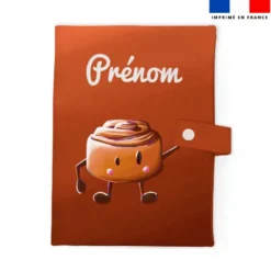 Patron protège carnet de santé personnalisé - Roulé à la cannelle - Création Stillistic