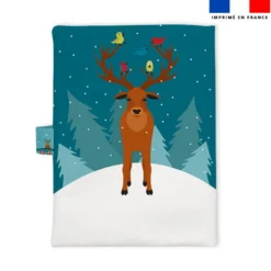 Patron protège carnet de santé personnalisé - Ours polaire