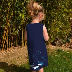Patron robe enfant imprimé sirène