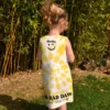 Patron robe enfant imprimé smiley