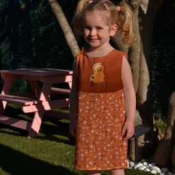 Patron robe enfant motif amis ptit déj Tartine - Création Stillistic
