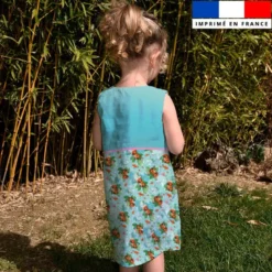 Patron robe enfant motif capybara - Création Stillistic