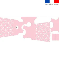 Patron robe enfant motif chat
