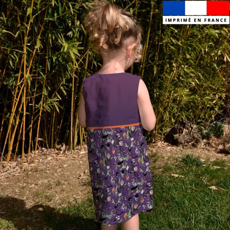 Patron robe enfant motif Halloween Magicien - Création Stillistic