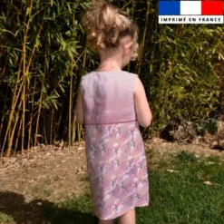 Patron robe enfant motif tigre blanc - Création Stillistic