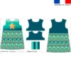 Patron robe enfant motif étoile petit beurre - Création Stillistic