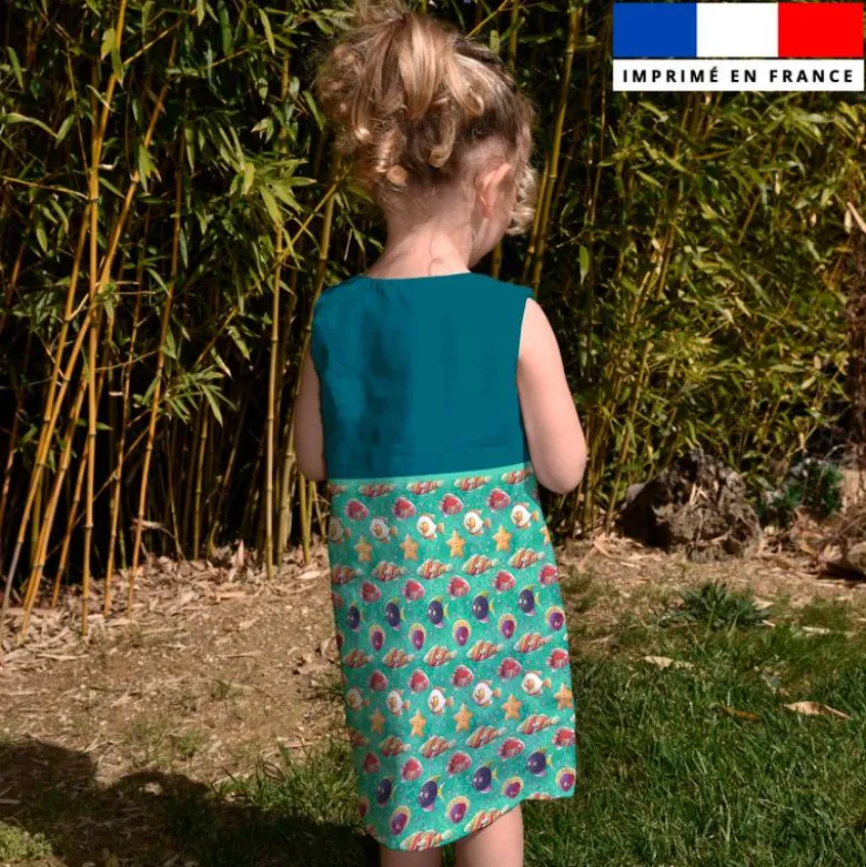 Patron robe enfant motif étoile petit beurre - Création Stillistic