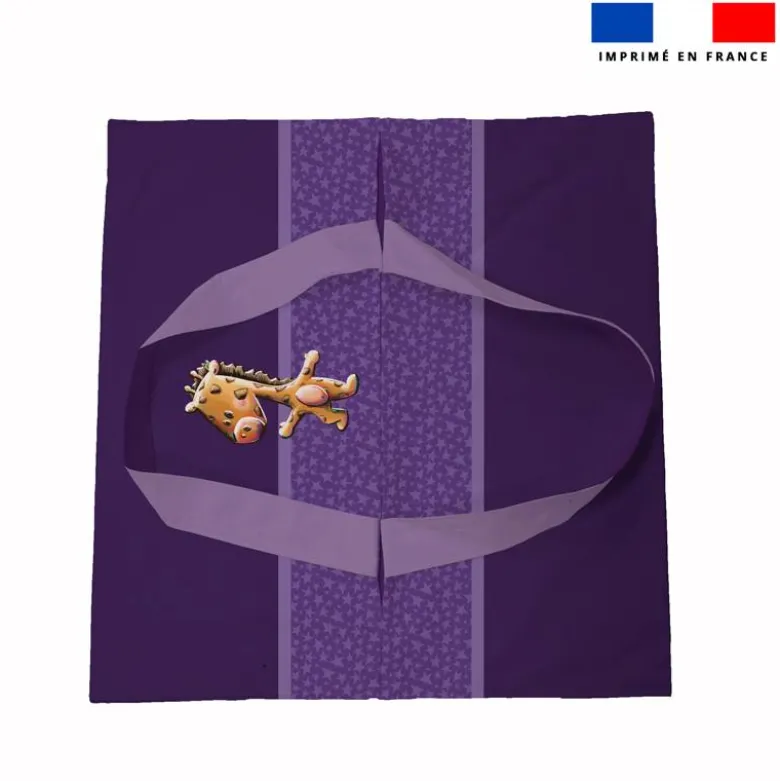 Patron sac à tarte motif bébé girafe - Création Stillistic