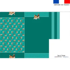 Patron sac à tarte motif bébé guépard - Création Stillistic