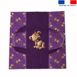 Patron sac à tarte motif bébé hyène - Création Stillistic