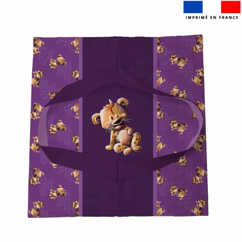 Patron sac à tarte motif bébé hyène - Création Stillistic