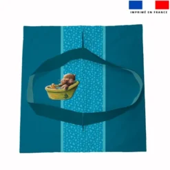 Patron sac à tarte motif bébé loutre - Création Stillistic