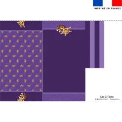 Patron sac à tarte motif bébé lynx - Création Stillistic
