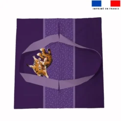 Patron sac à tarte motif bébé lynx - Création Stillistic