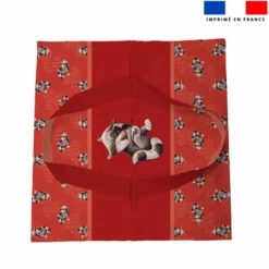 Patron sac à tarte motif bébé raton - Création Stillistic