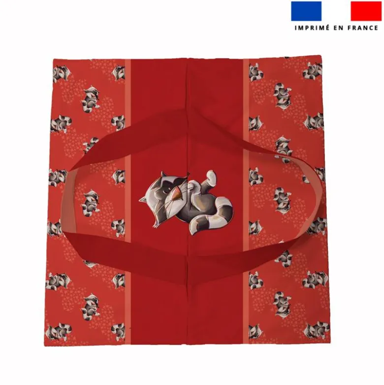 Patron sac à tarte motif bébé raton - Création Stillistic