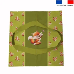 Patron sac à tarte motif bébé renard - Création Stillistic