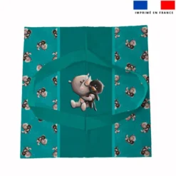 Patron sac à tarte motif bébé rhino - Création Stillistic