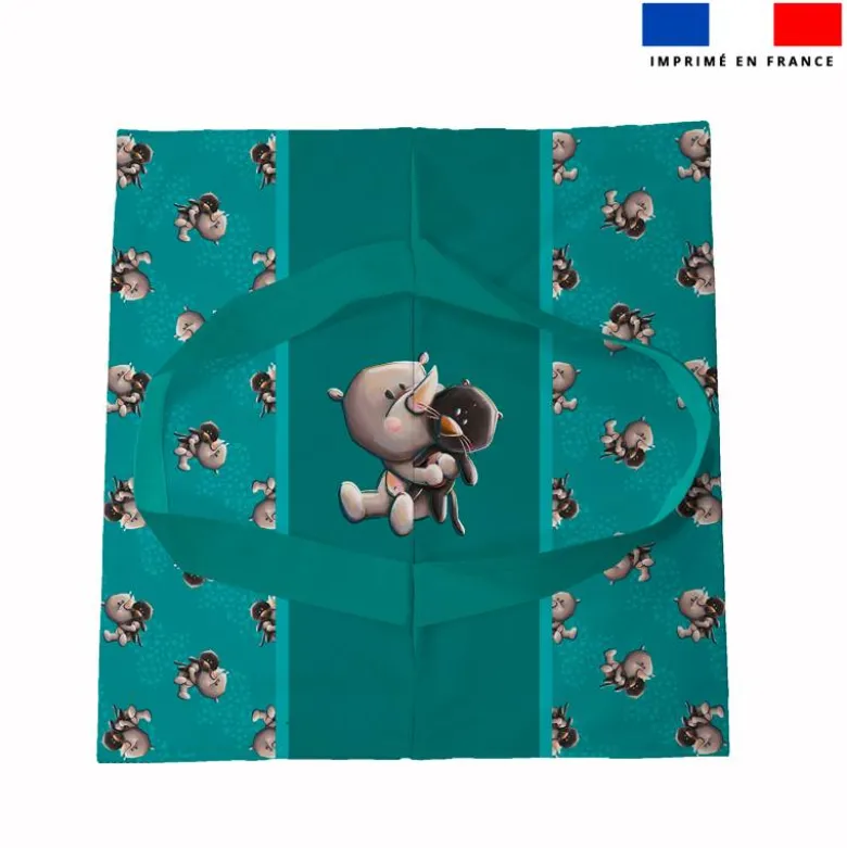 Patron sac à tarte motif bébé rhino - Création Stillistic